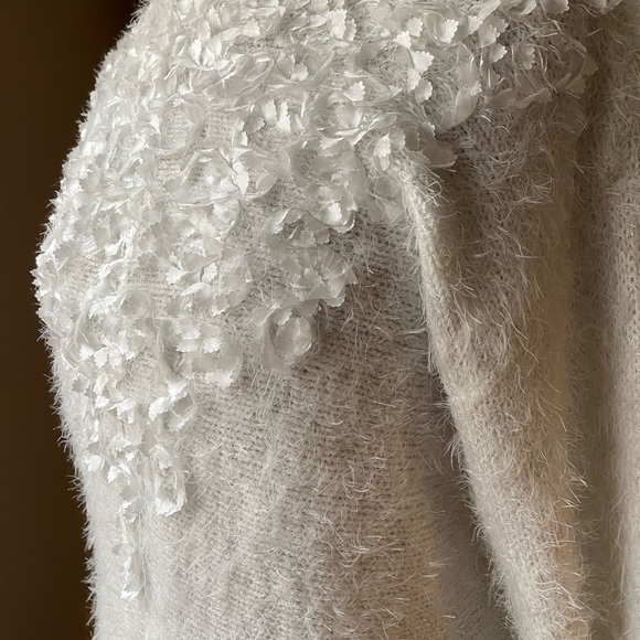 Ruby Rd Womens White Sweater Lightweight Size Petite XL Embellished Paste… - Picture 4 of 9